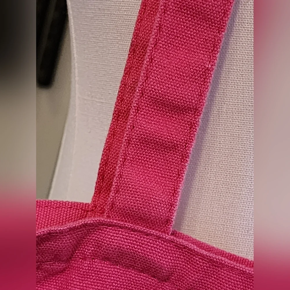 Victoria's Secret Pink and Red Colorblock Tote